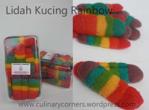 lidah kucing rainbow